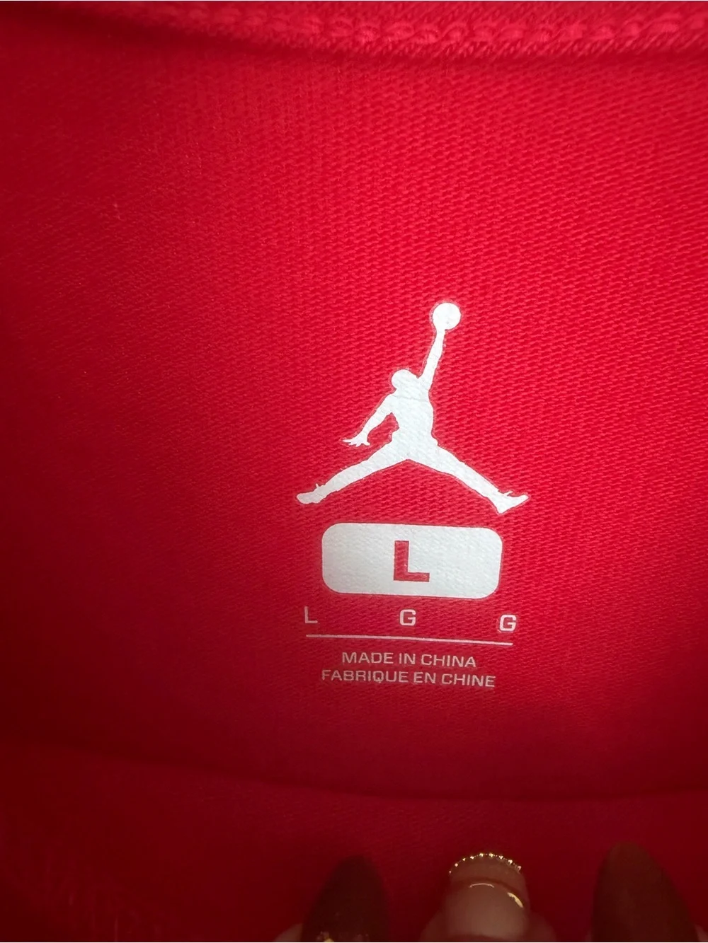 Jordan Red Men's Short-Sleeve '23' Graphic Jersey